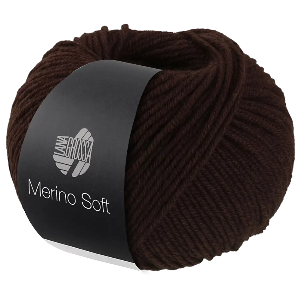 #Farbe_Lana Grossa Merino Soft | 19 Dunkelbraun