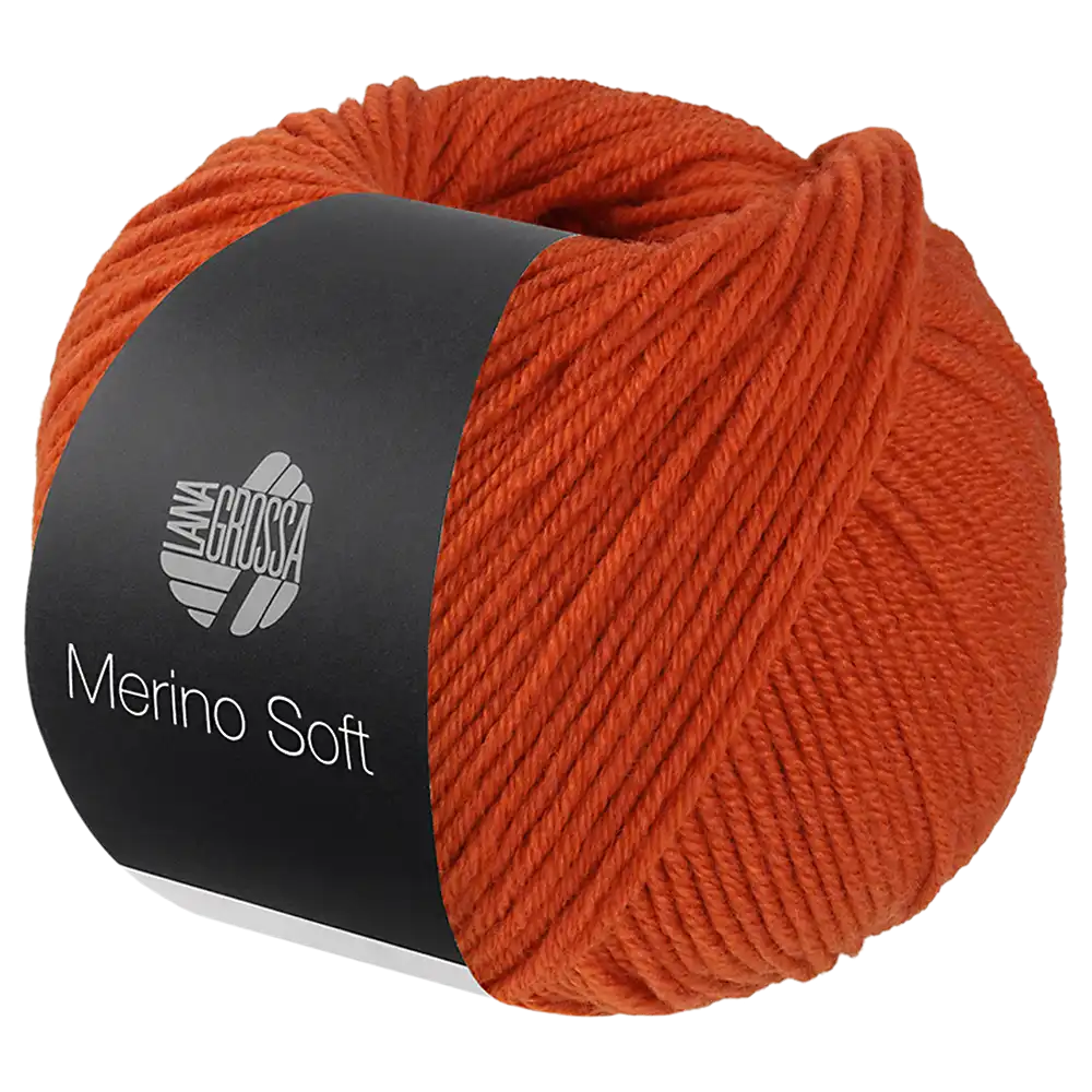 #Farbe_Lana Grossa Merino Soft | 25 Rostrot