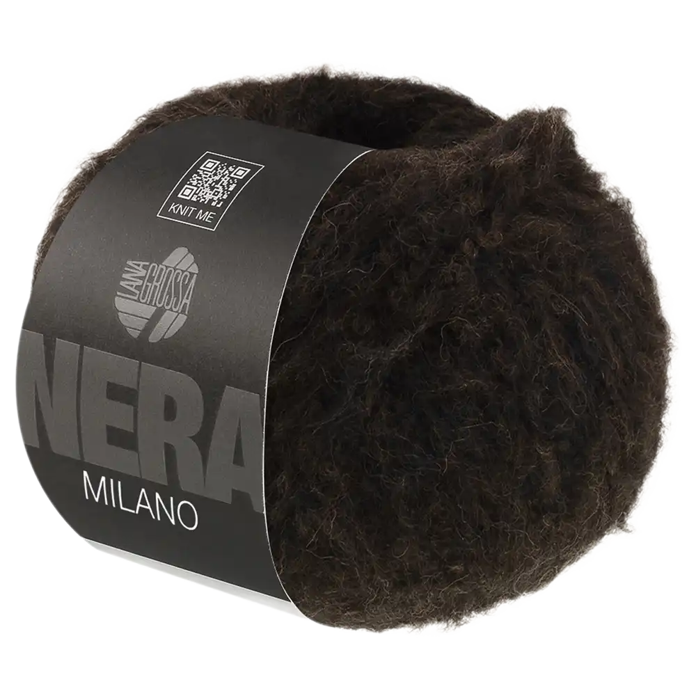 #Farbe_Lana Grossa Milano | 04 Schwarzbraun