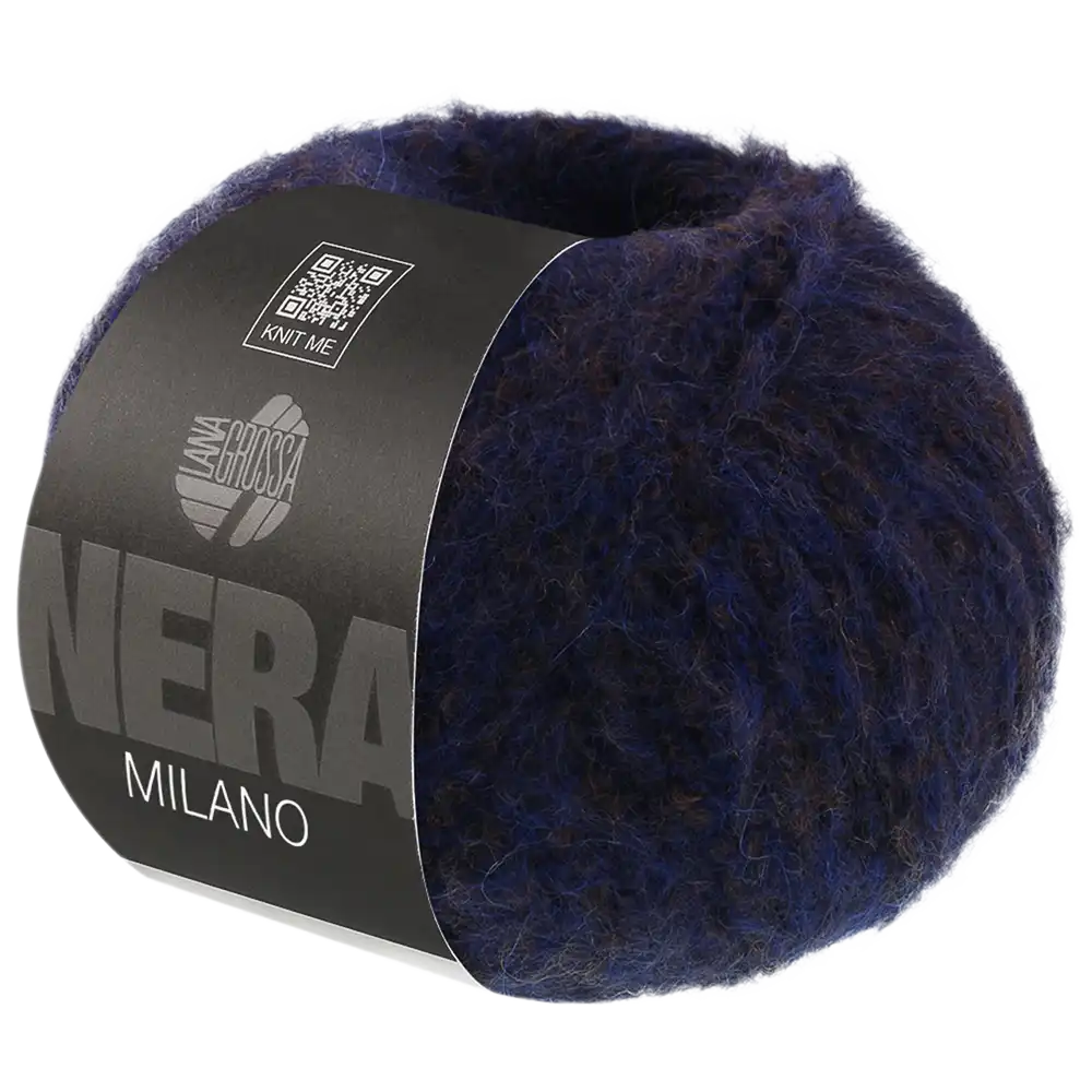 #Farbe_Lana Grossa Milano | 11 Blau-Braun meliert