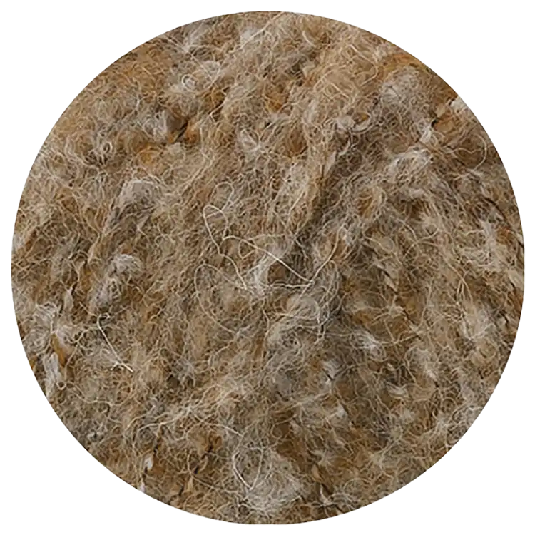 #Farbe_Lana Grossa Milano | 09 Hellbraun meliert