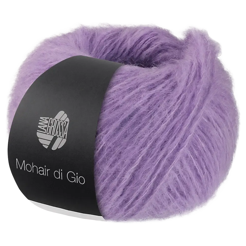 #Farbe_Lana Grossa Mohair di Gio | 01 Fliederlila