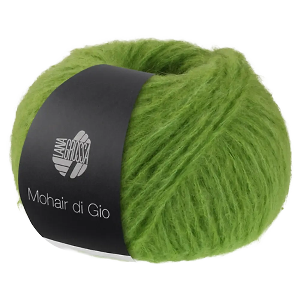 #Farbe_Lana Grossa Mohair di Gio | 12 Frühlingsgrün