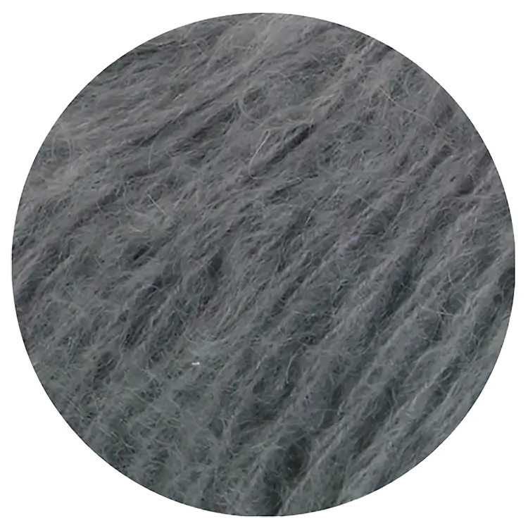 #Farbe_Lana Grossa Mohair di Gio | 15 Grau