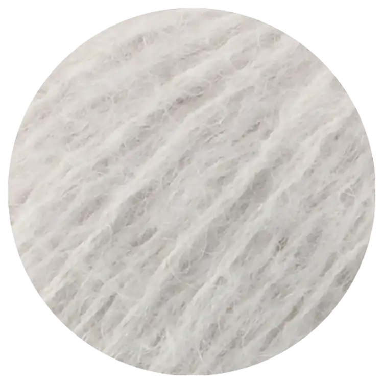 #Farbe_Lana Grossa Mohair di Gio | 23 Silbergrau