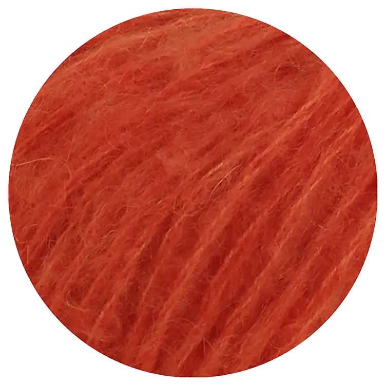 #Farbe_Lana Grossa Mohair di Gio | 06 Orangerot