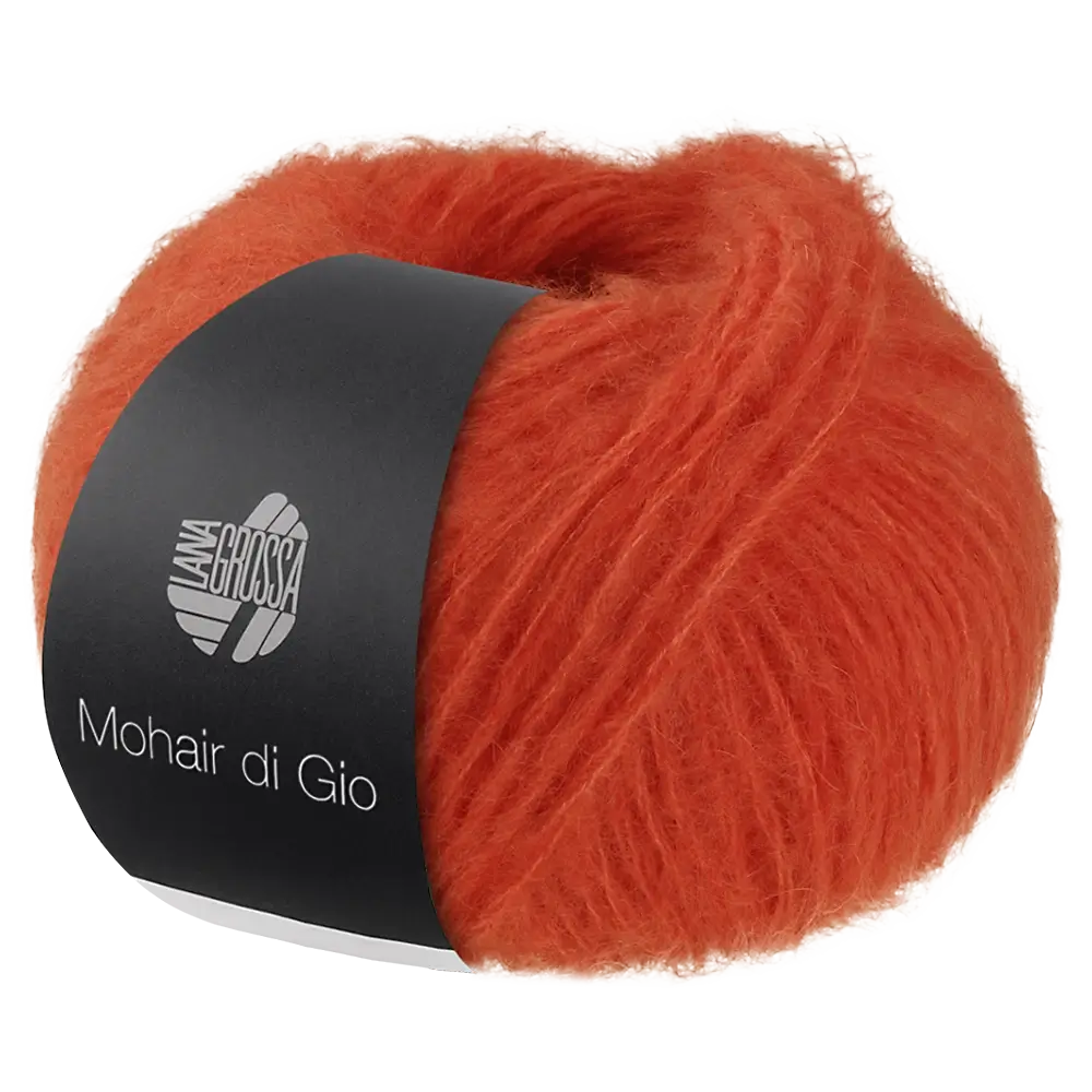 #Farbe_Lana Grossa Mohair di Gio | 06 Orangerot