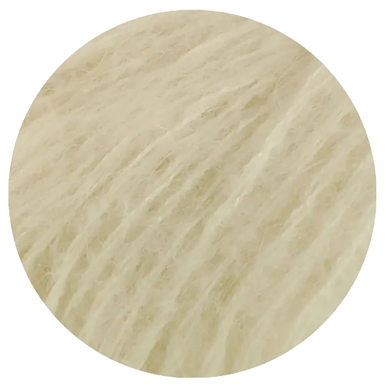 #Farbe_Lana Grossa Mohair di Gio | 09 Rohweiß