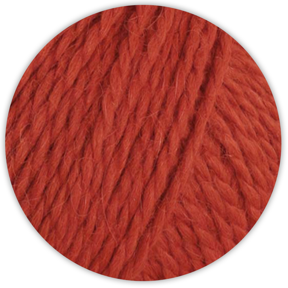 #Farbe_Lana Grossa Natural Lama Chunky | 04 Rostorange