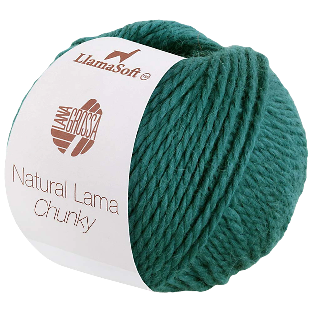 #Farbe_Lana Grossa Natural Lama Chunky | 07 Türkisblau