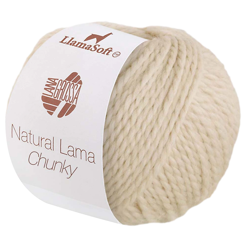 #Farbe_Lana Grossa Natural Lama Chunky | 09 Natur