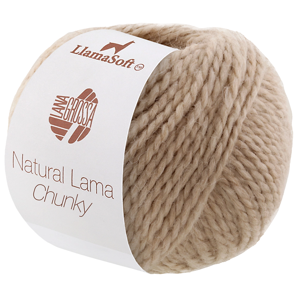 #Farbe_Lana Grossa Natural Lama Chunky | 10 Hellbeige