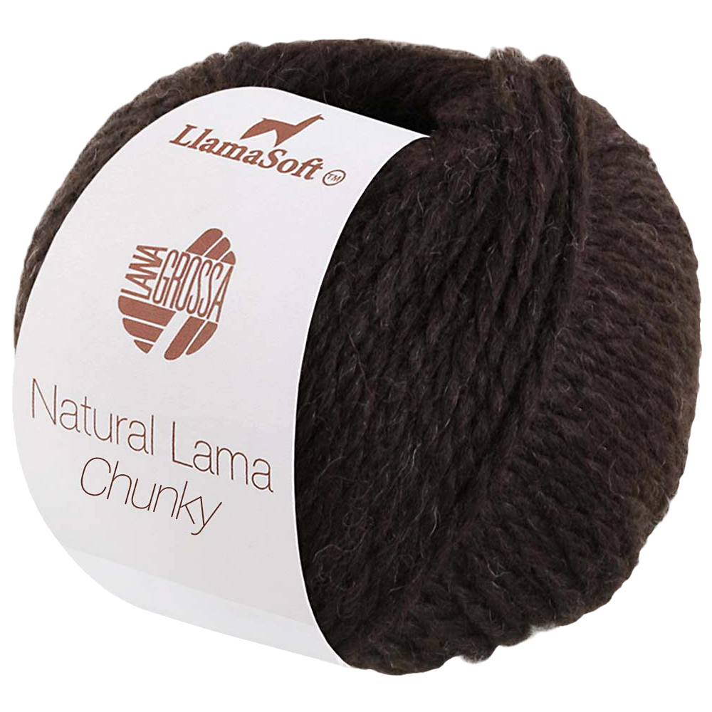 #Farbe_Lana Grossa Natural Lama Chunky | 16 Mokka