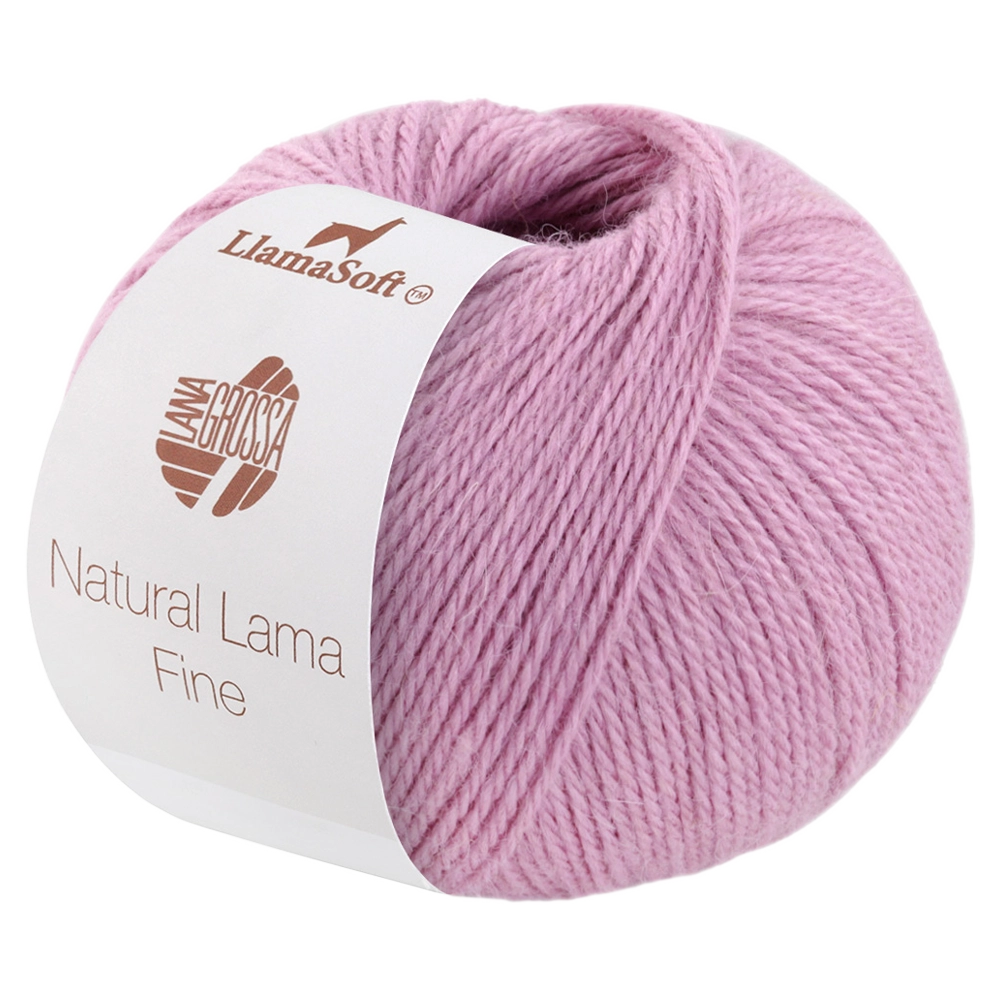 #Farbe_Lana Grossa Natural Lama Fine | 102 Fliederrosa