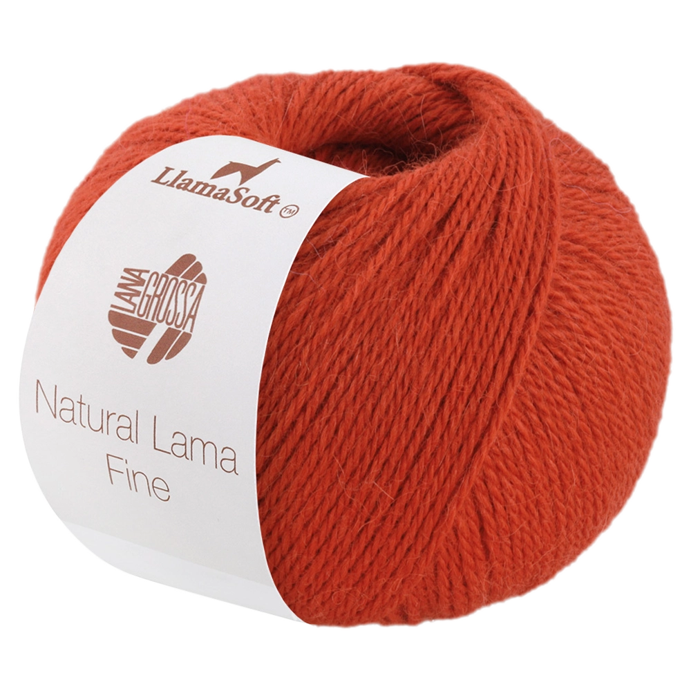 #Farbe_Lana Grossa Natural Lama Fine | 104 Rostorange