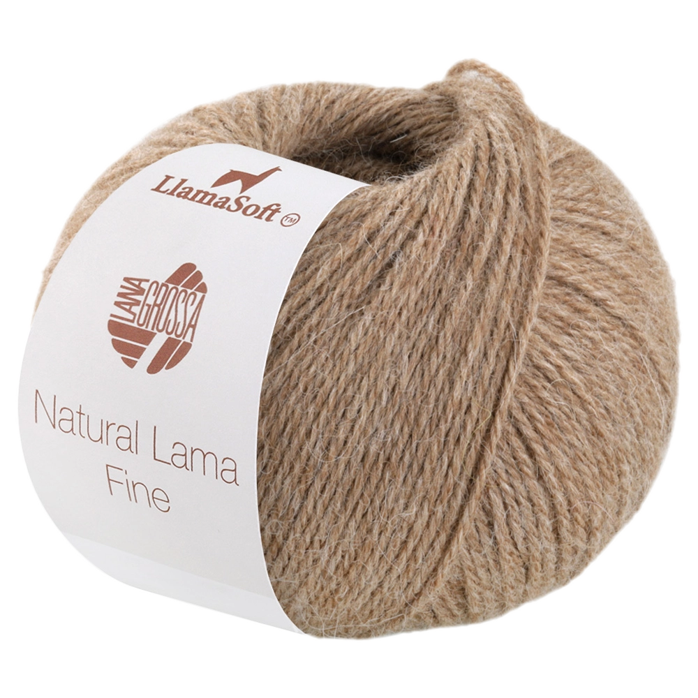 #Farbe_Lana Grossa Natural Lama Fine | 111 Camel