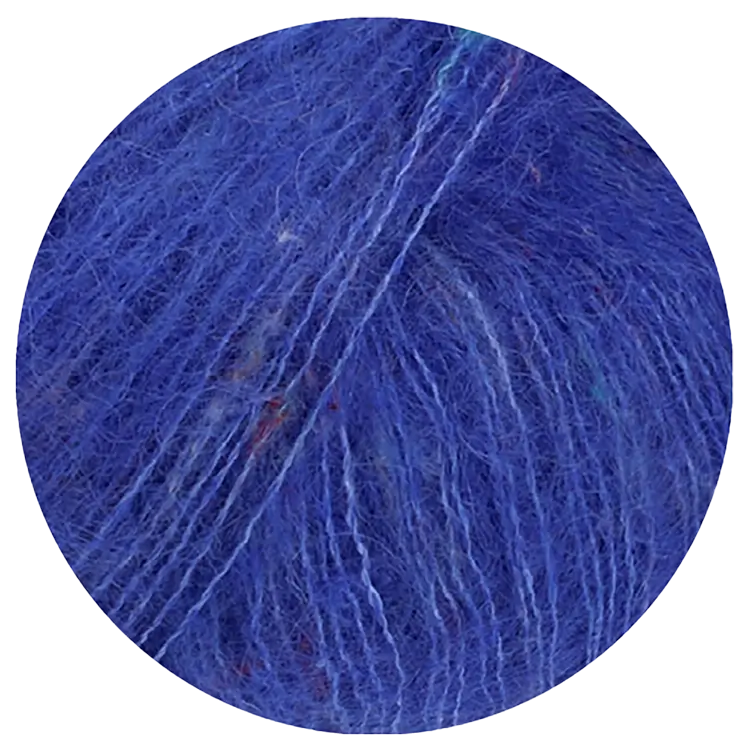 #Farbe_Lana Grossa Natural Superkid Tweed | 635 Tintenblau