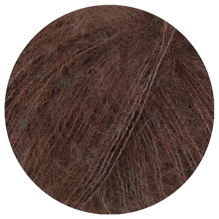 #Farbe_Lana Grossa Natural Superkid Tweed | 637 Nougat
