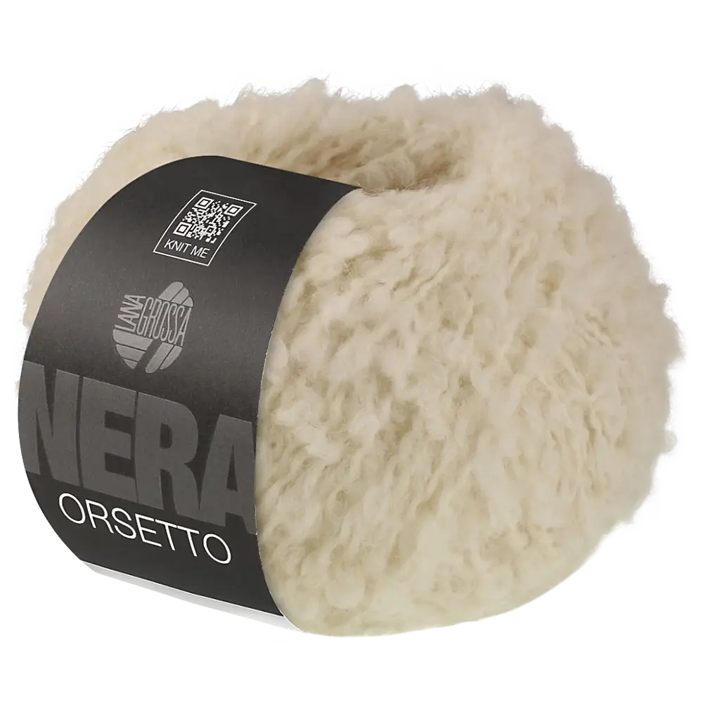 #Farbe_Lana Grossa Orsetto | 16 Rohweiß