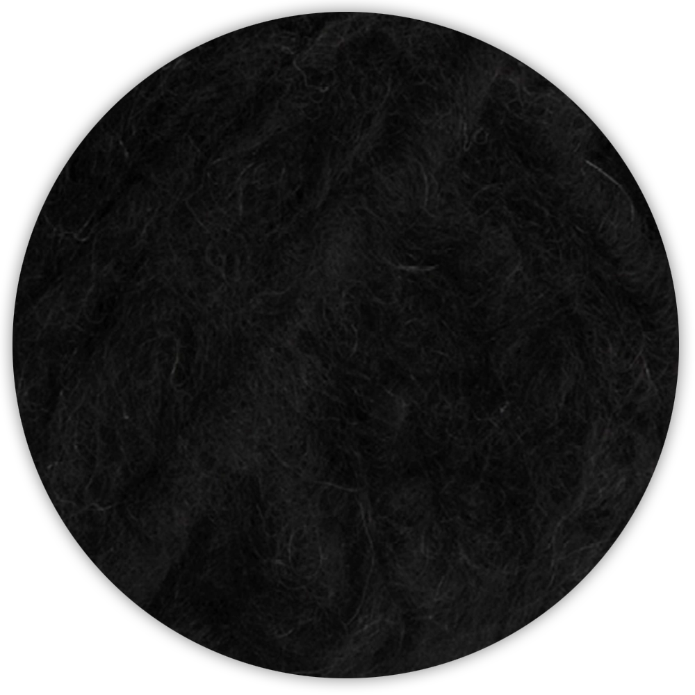 #Farbe_Lana Grossa Royal Alpaca | 14 Schwarz