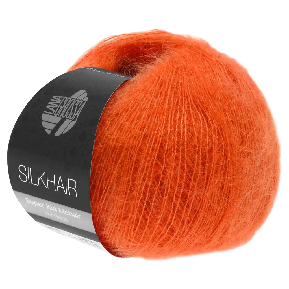 #Farbe_Lana Grossa Silkhair | 136 Dunkelorange