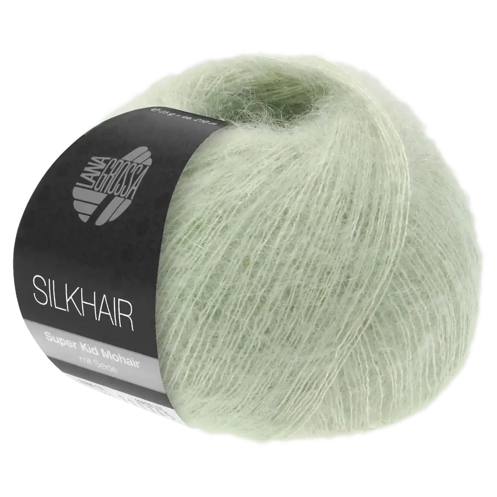 #Farbe_Lana Grossa Silkhair | 140 Weißgrün