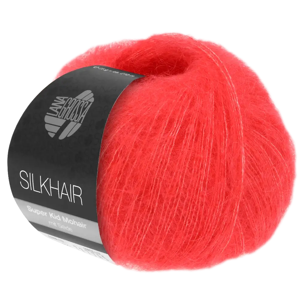 #Farbe_Lana Grossa Silkhair | 147 Erdbeerrot