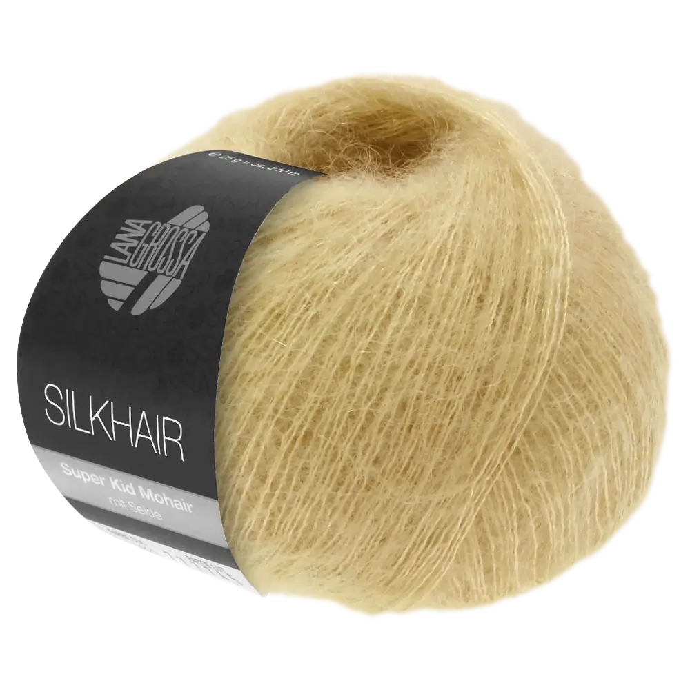 #Farbe_Lana Grossa Silkhair | 153 Sandgelb