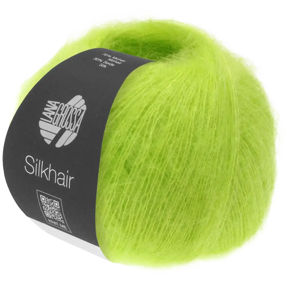 #Farbe_Lana Grossa Silkhair | 157 Signalgrün