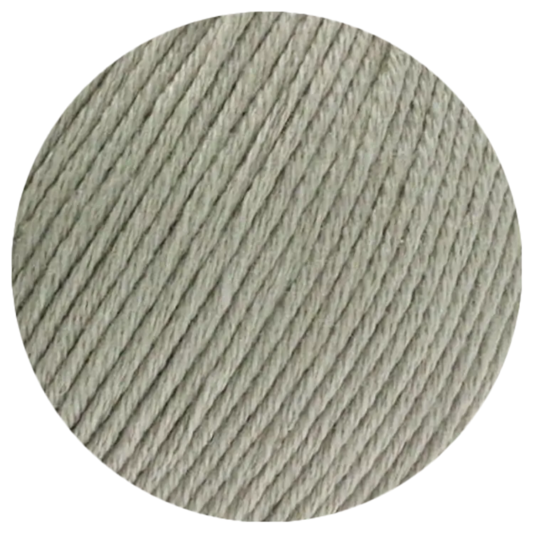 #Farbe_Lana Grossa Soft Cotton | 04 Grüngrau