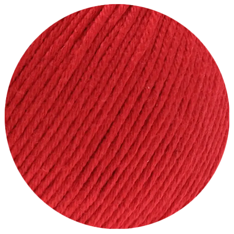 #Farbe_Lana Grossa Soft Cotton | 13 Rot