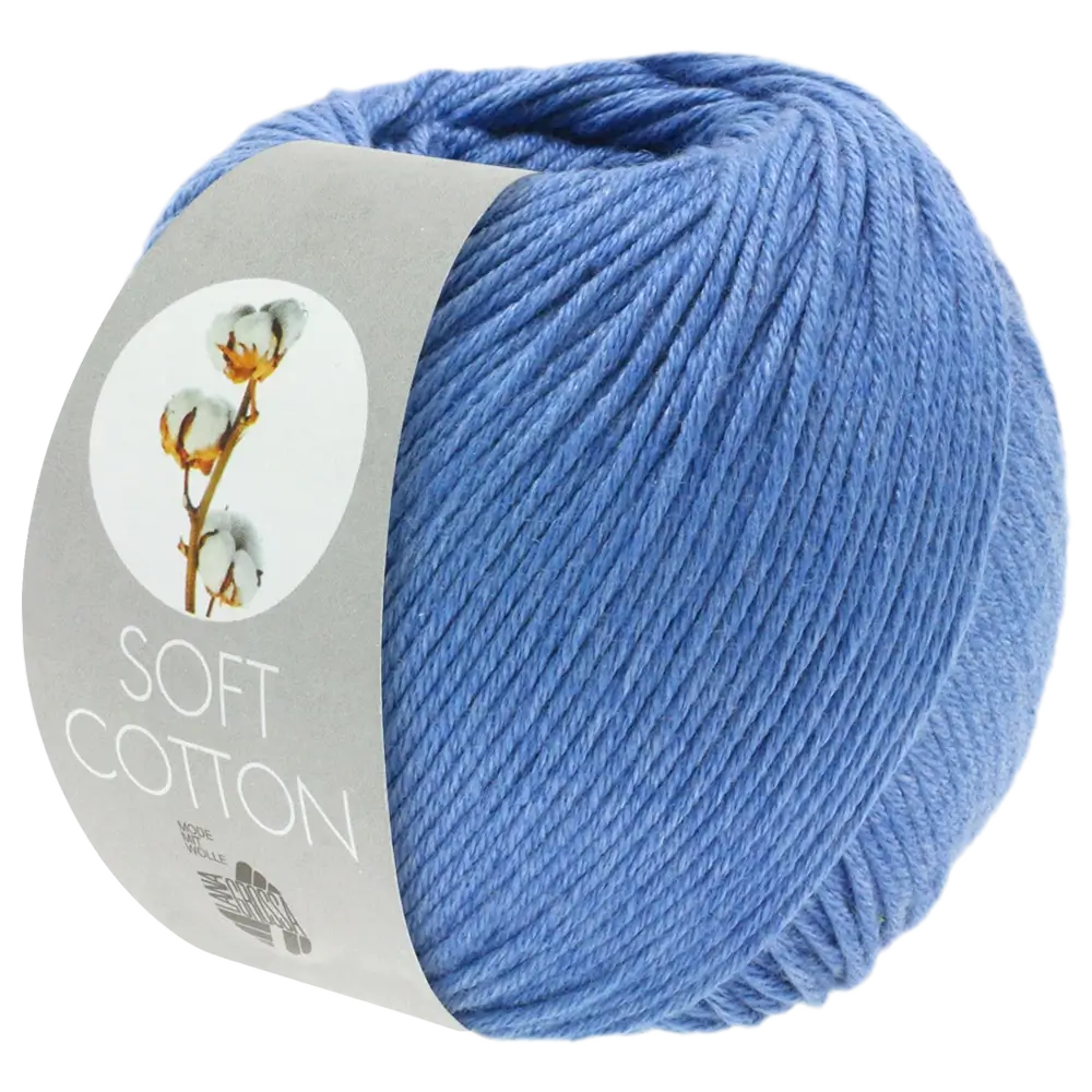 #Farbe_Lana Grossa Soft Cotton | 28 Blau