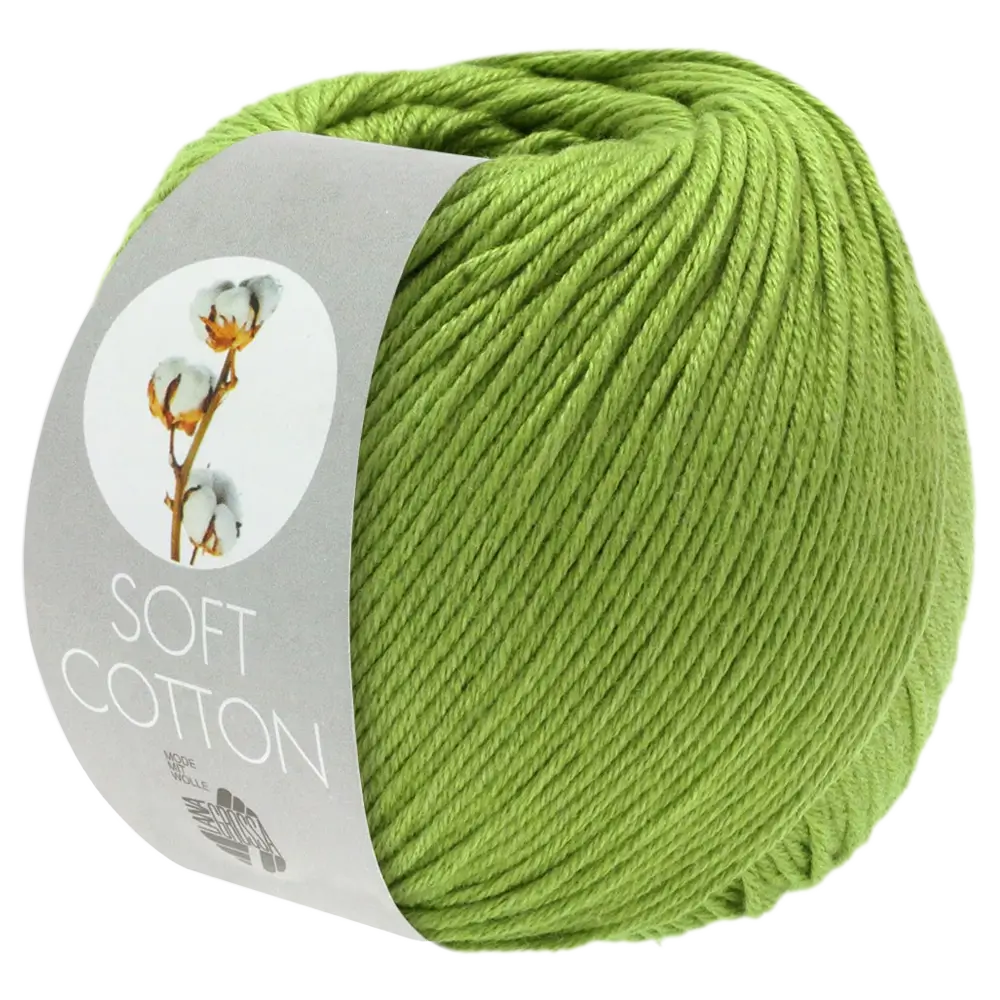 #Farbe_Lana Grossa Soft Cotton | 30 Frühlingsgrün
