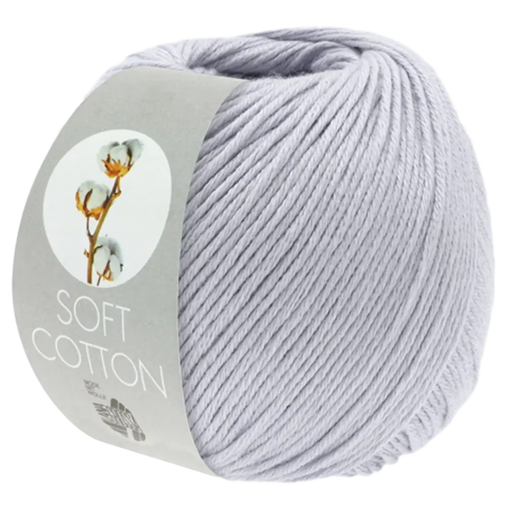 #Farbe_Lana Grossa Soft Cotton | 32 Silbergrau