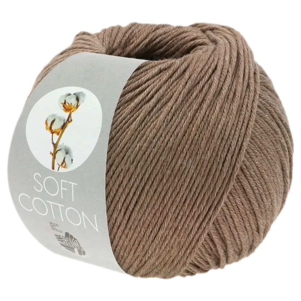 #Farbe_Lana Grossa Soft Cotton | 41 Nougat