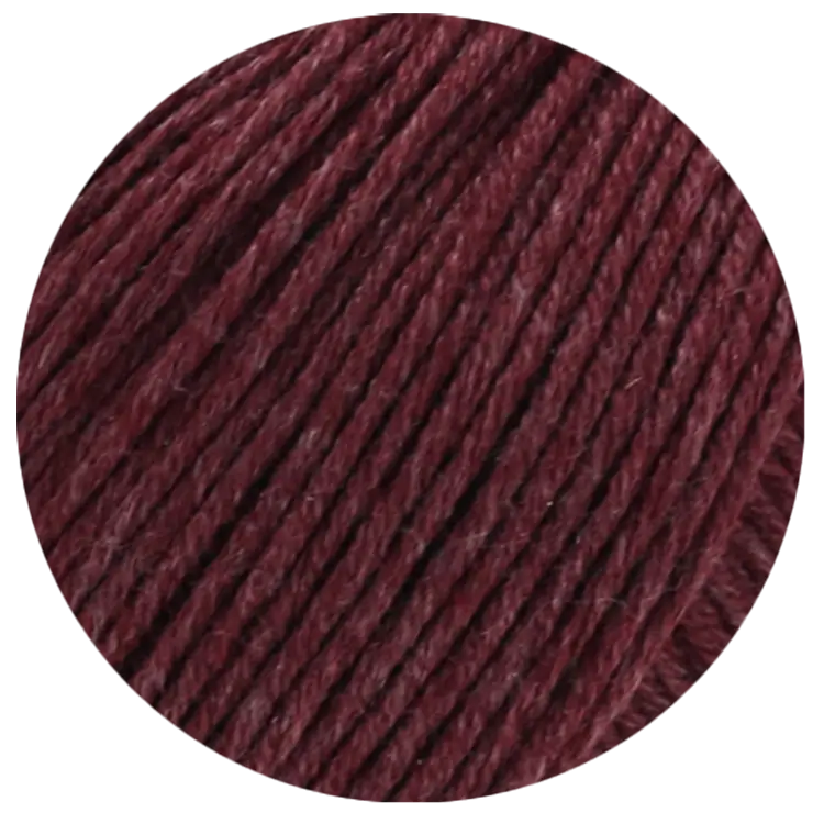 #Farbe_Lana Grossa Soft Cotton | 44 Burgund