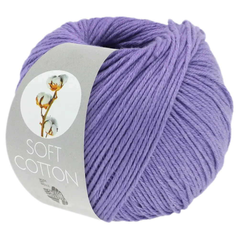 #Farbe_Lana Grossa Soft Cotton | 45 Violett