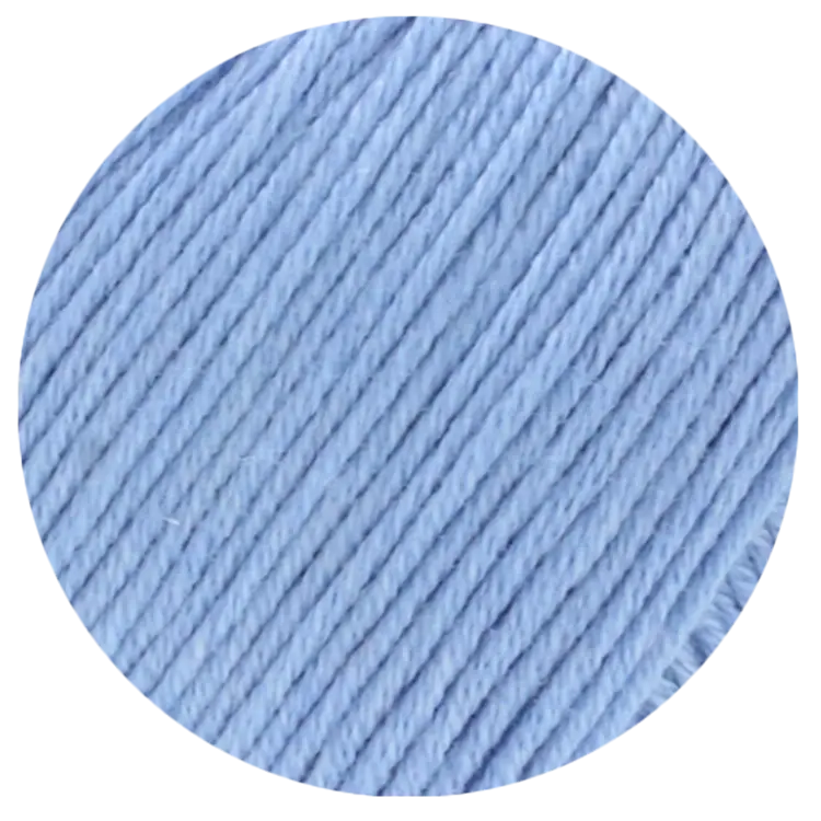 #Farbe_Lana Grossa Soft Cotton | 47 Himmelblau