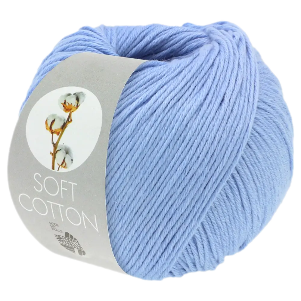 #Farbe_Lana Grossa Soft Cotton | 47 Himmelblau
