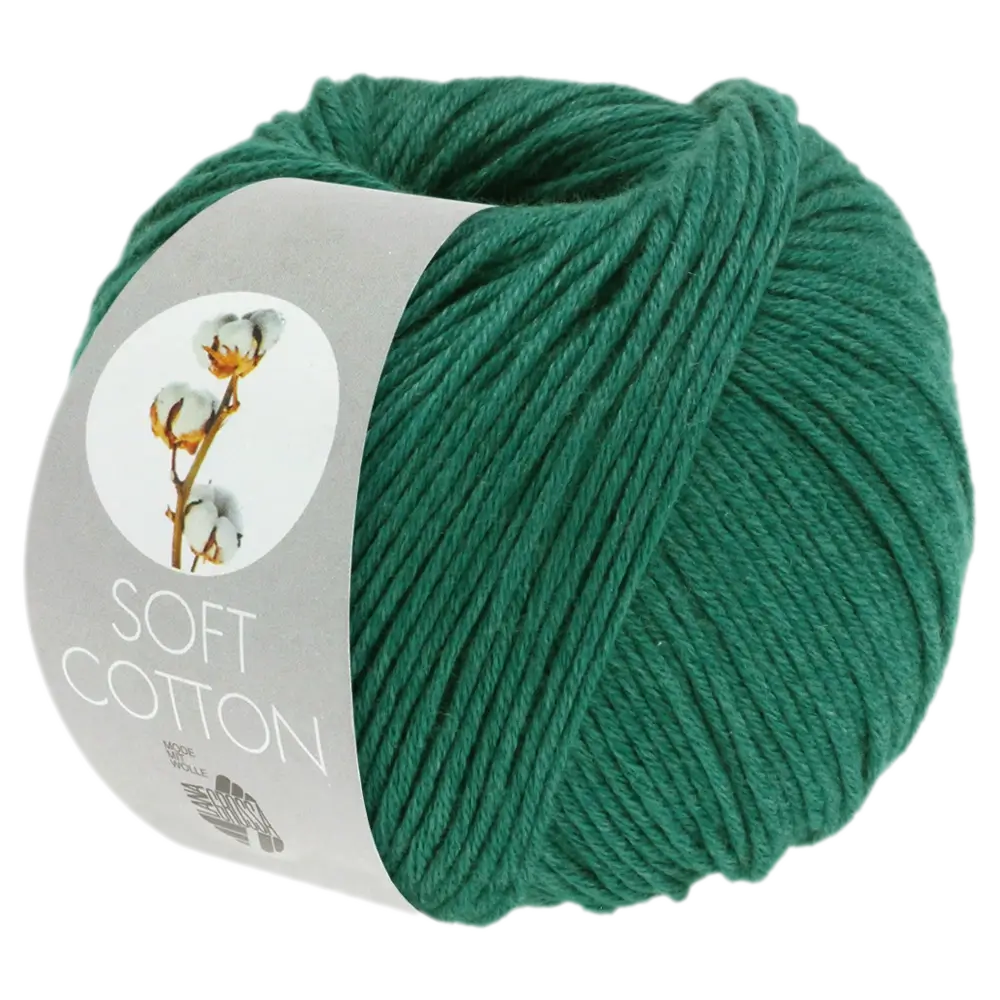 #Farbe_Lana Grossa Soft Cotton | 48 Opalgrün
