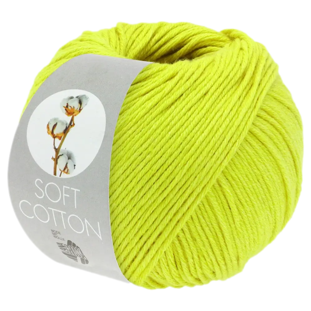 #Farbe_Lana Grossa Soft Cotton | 49 Neongrün