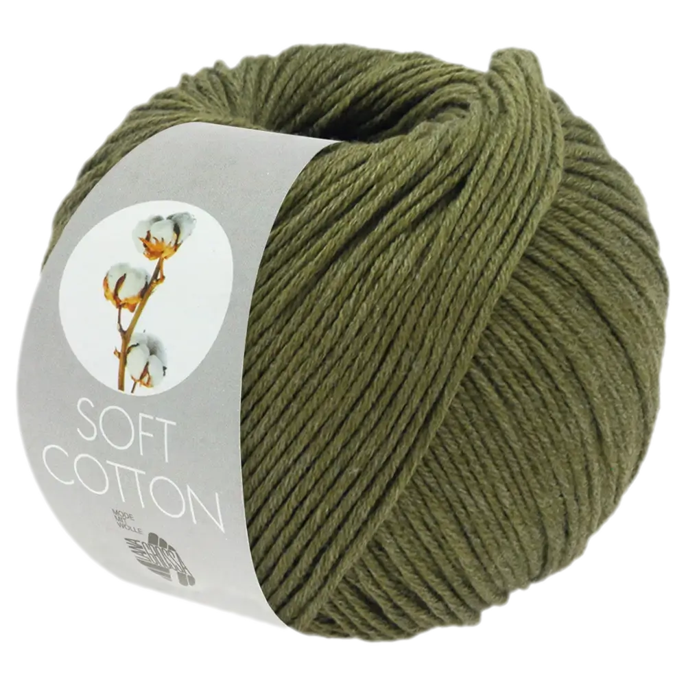 #Farbe_Lana Grossa Soft Cotton | 50 Dunkeloliv