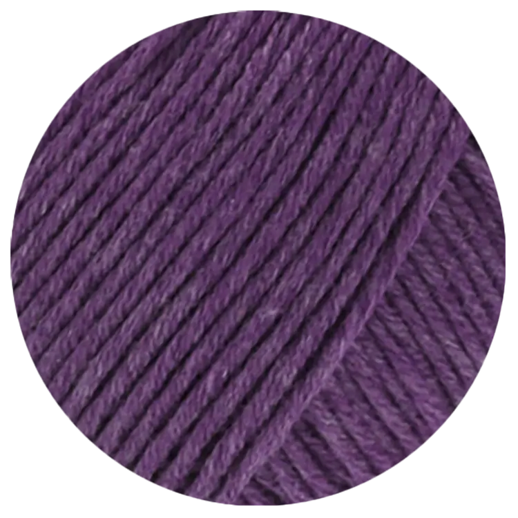 #Farbe_Lana Grossa Soft Cotton | 53 Anthrazitviolett