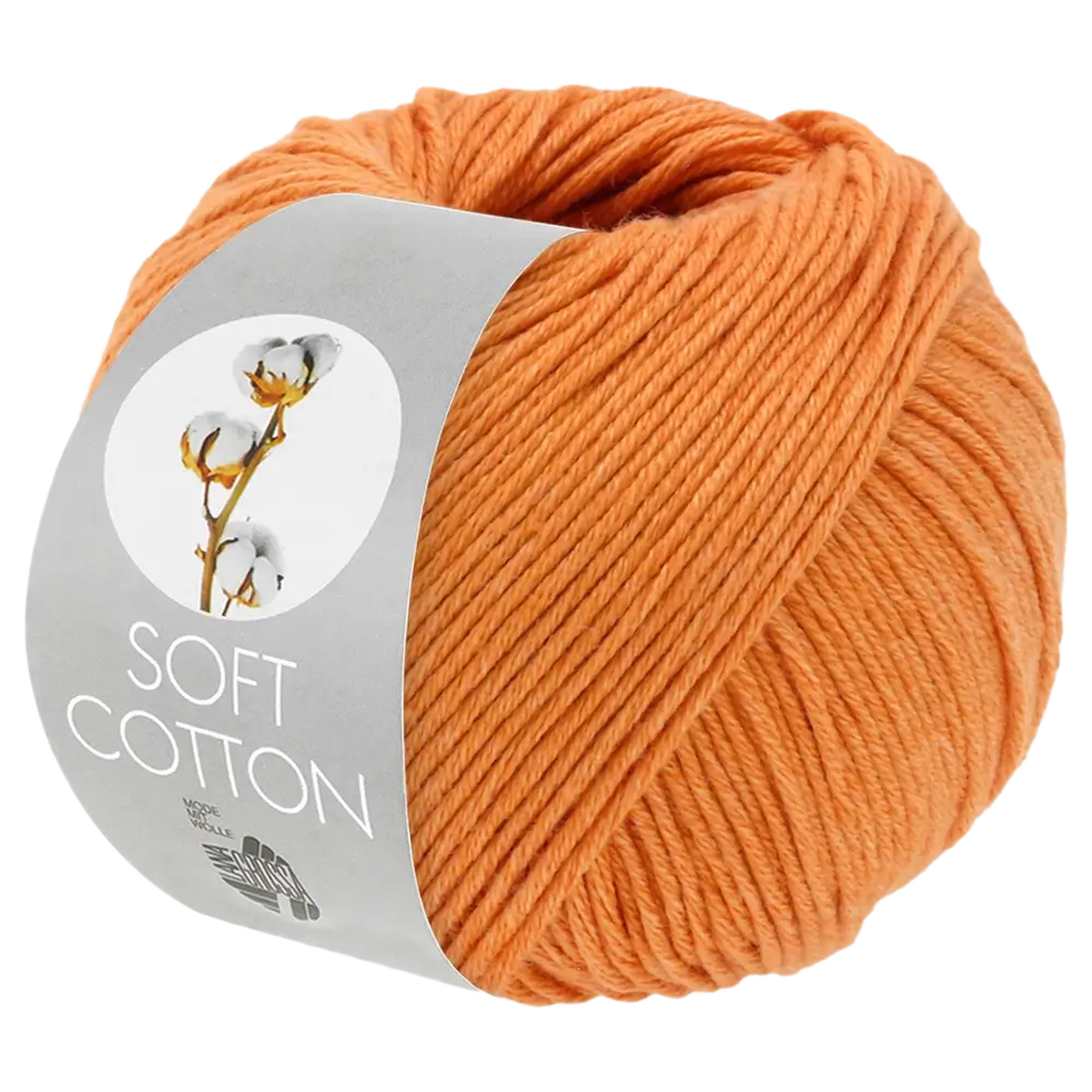 #Farbe_Lana Grossa Soft Cotton | 59 Orange