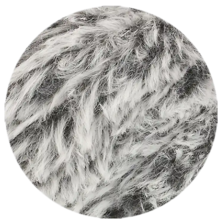 #Farbe_Lana Grossa The Bunny | 07 Hellgrau-Dunkelgrau