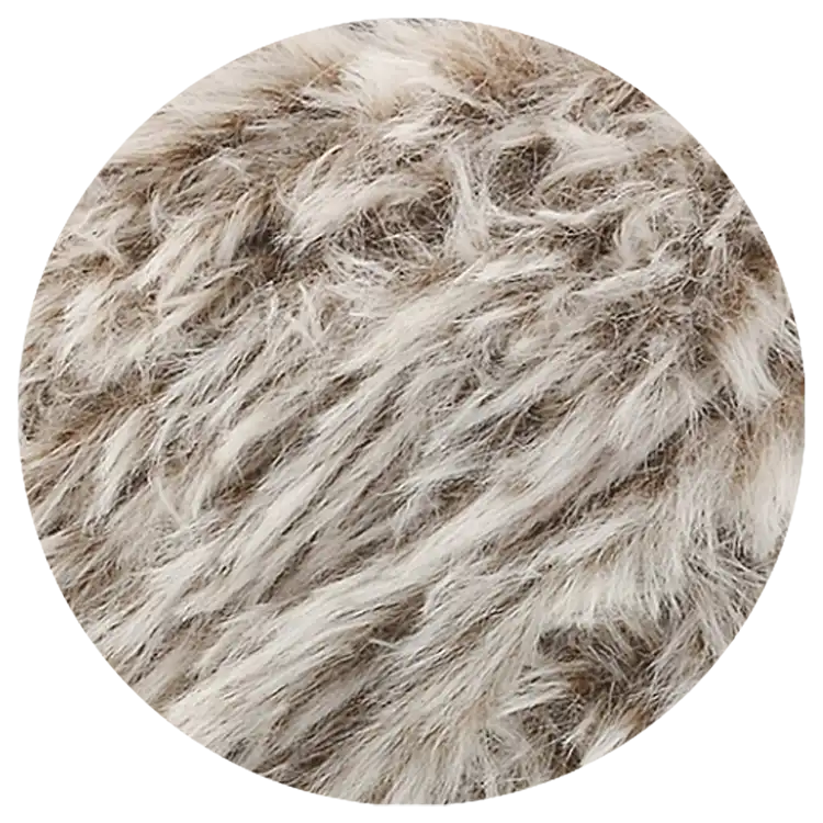 #Farbe_Lana Grossa The Bunny | 10 Rohweiß-Dunkelbraun