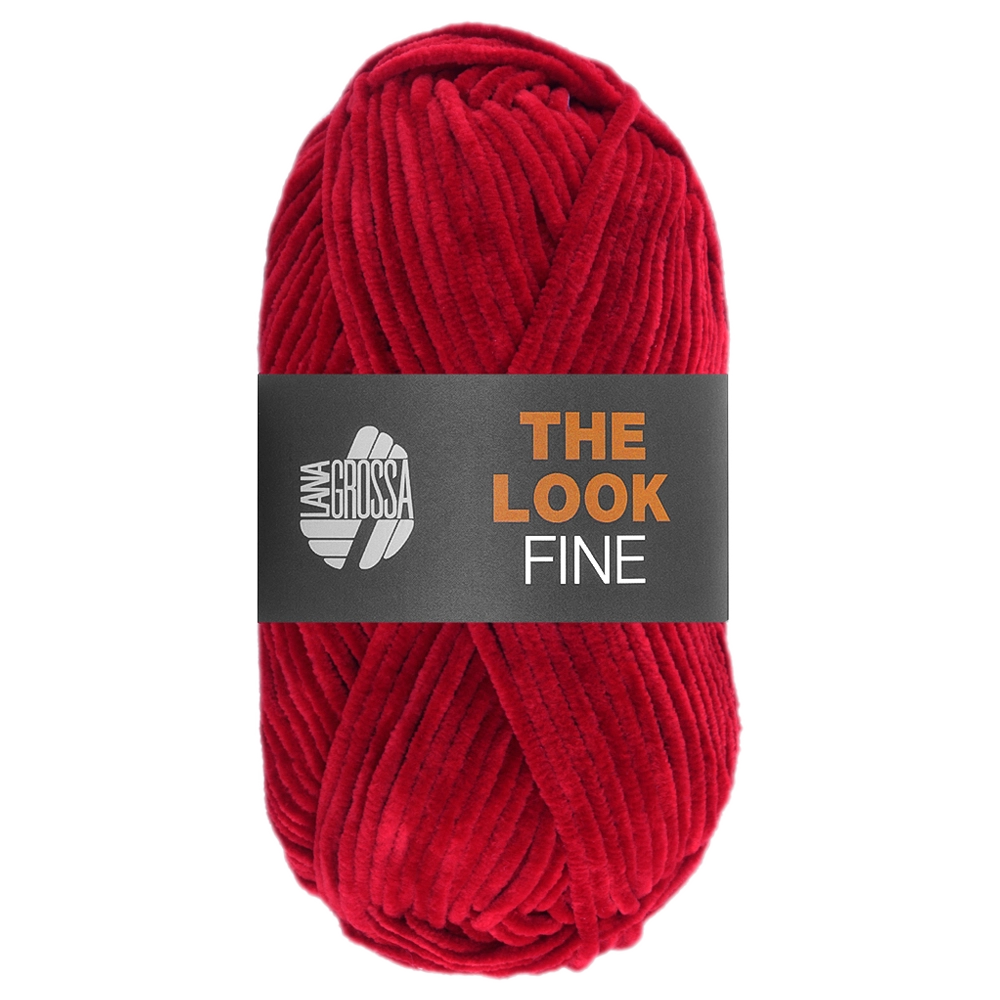 #Farbe_Lana Grossa The Look Fine | 107 Kirschrot