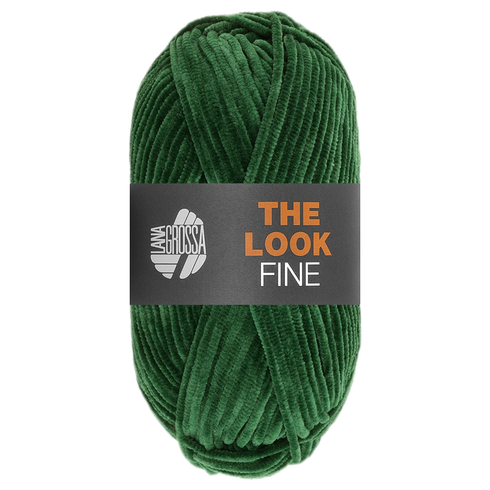 #Farbe_Lana Grossa The Look Fine | 121 Flaschengrün