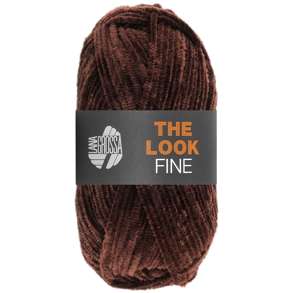 #Farbe_Lana Grossa The Look Fine | 122 Dunkelbraun