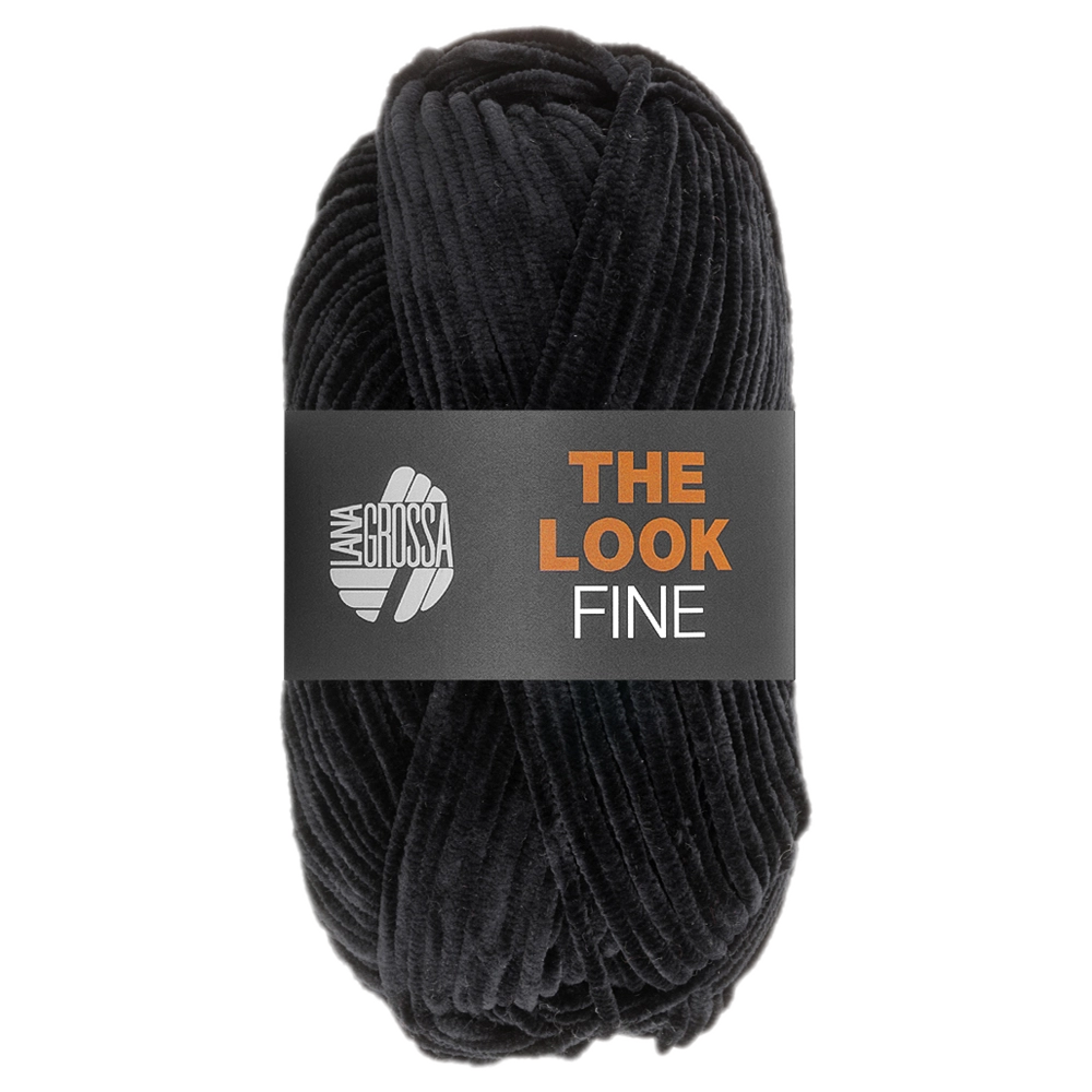 #Farbe_Lana Grossa The Look Fine | 126 Schwarz